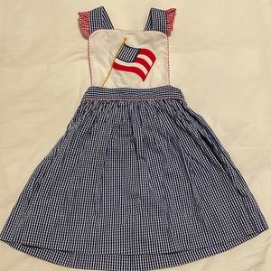 Petit Ami flag dress. 4T.